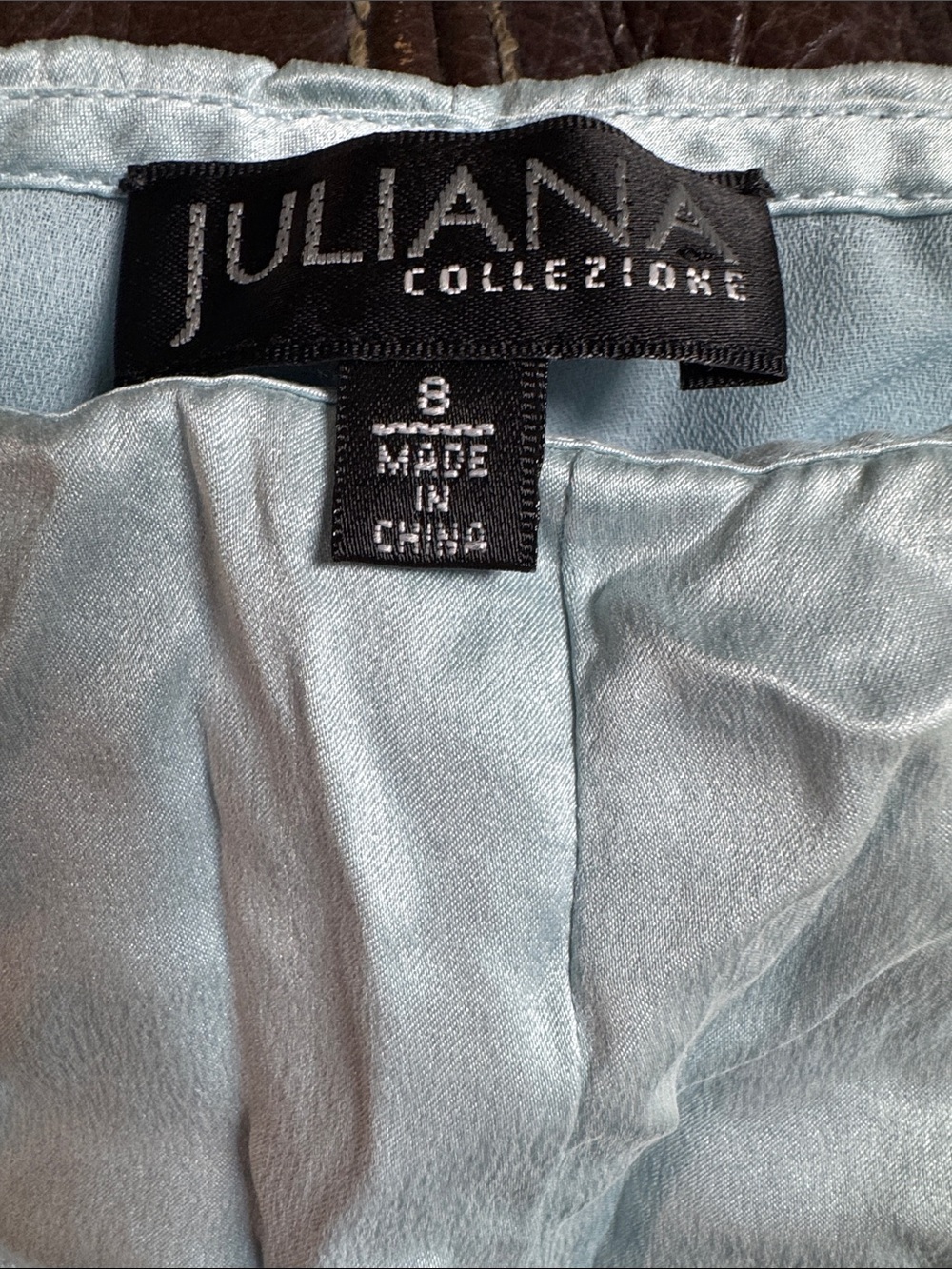 Juliana Collezione Women's Light Blue Jeans - Size 8